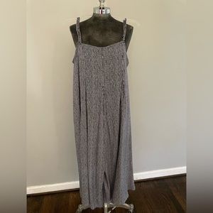 Anthropologie wide leg Jumpsuit size Large